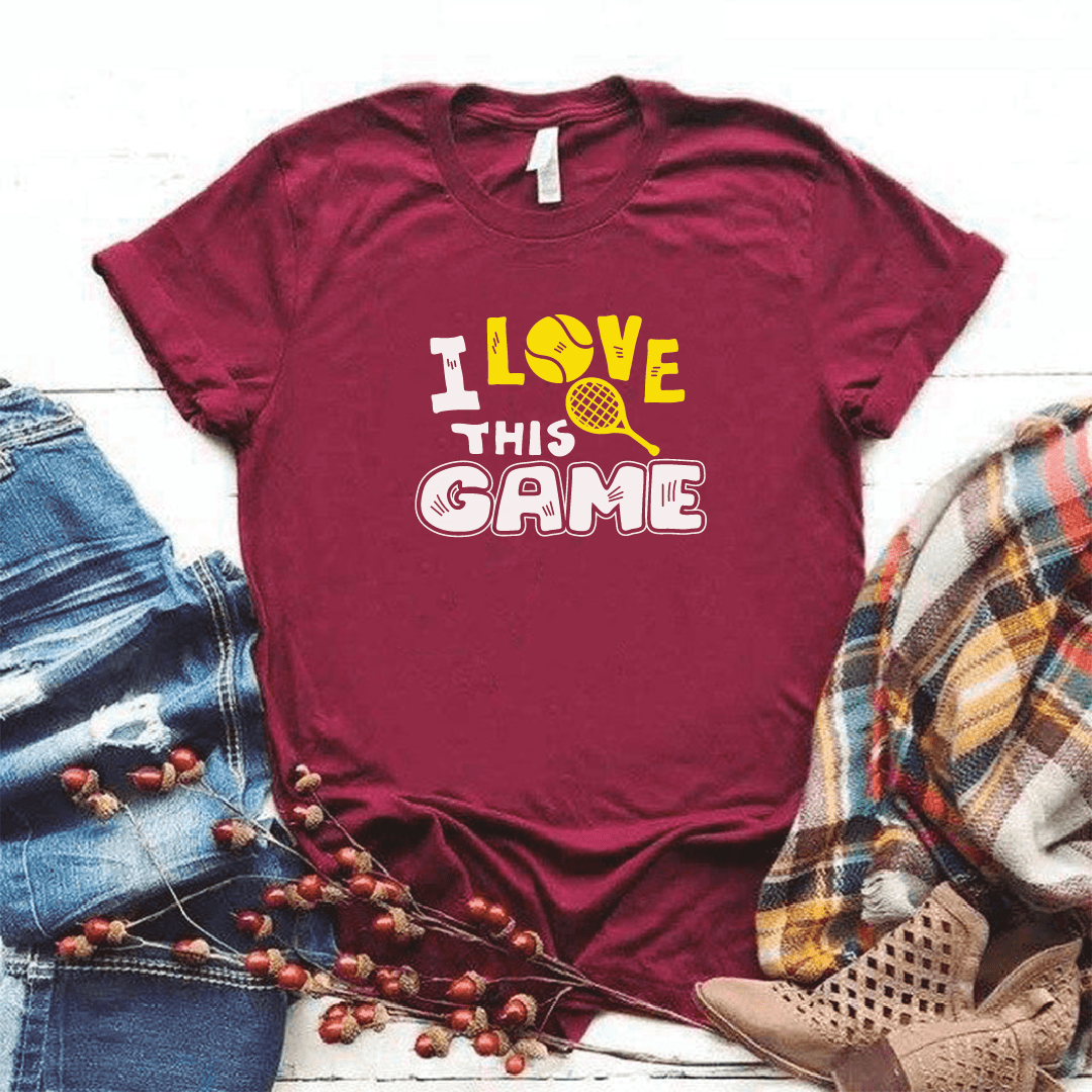 Camiseta estampada tipo T-shirt I LOVE THIS GAME (DEPORTES) (DAMA) — foto 6