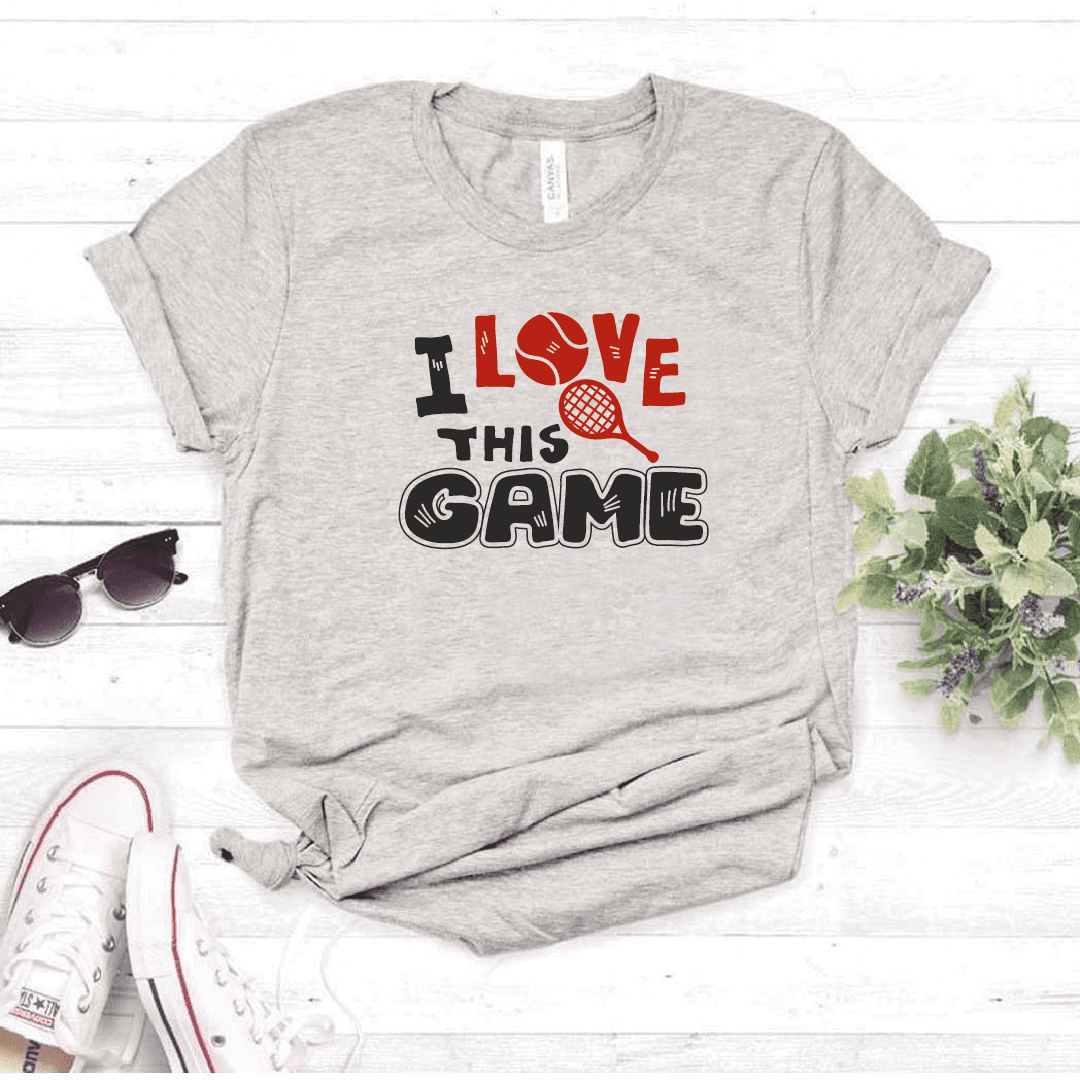 Camiseta estampada tipo T-shirt I LOVE THIS GAME (DEPORTES) (DAMA) — foto 8