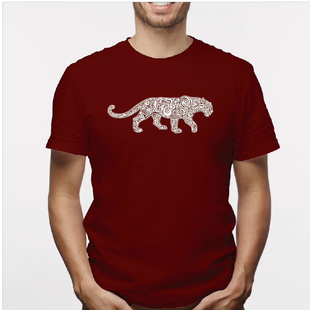 Camisa estampada para hombre  tipo T-shirt Jaguar — foto 4