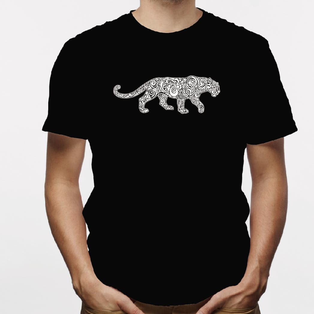 Camisa estampada para hombre  tipo T-shirt Jaguar — foto 7