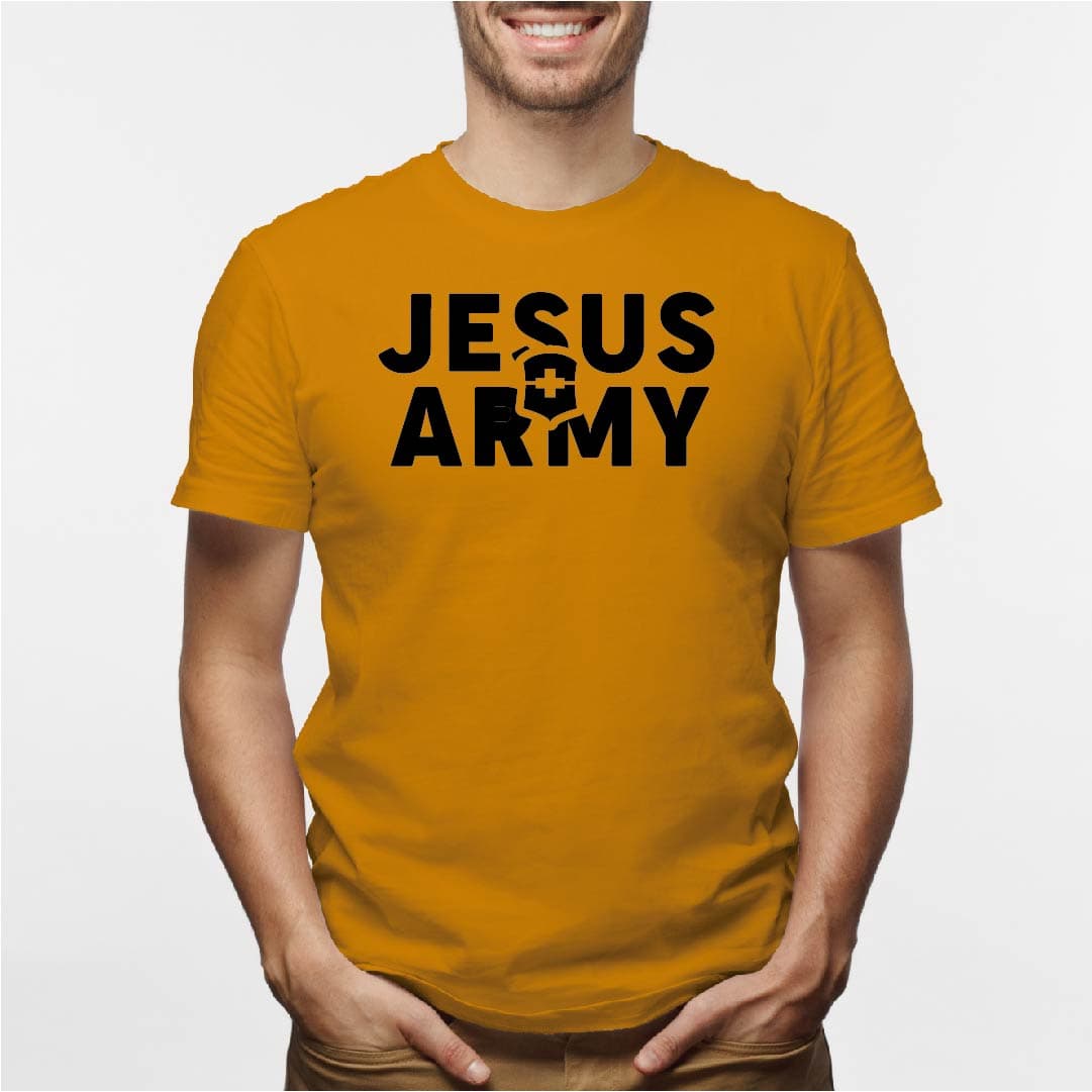 Camisa estampada para hombre tipo T-shirt JESUS ARMY — foto 6