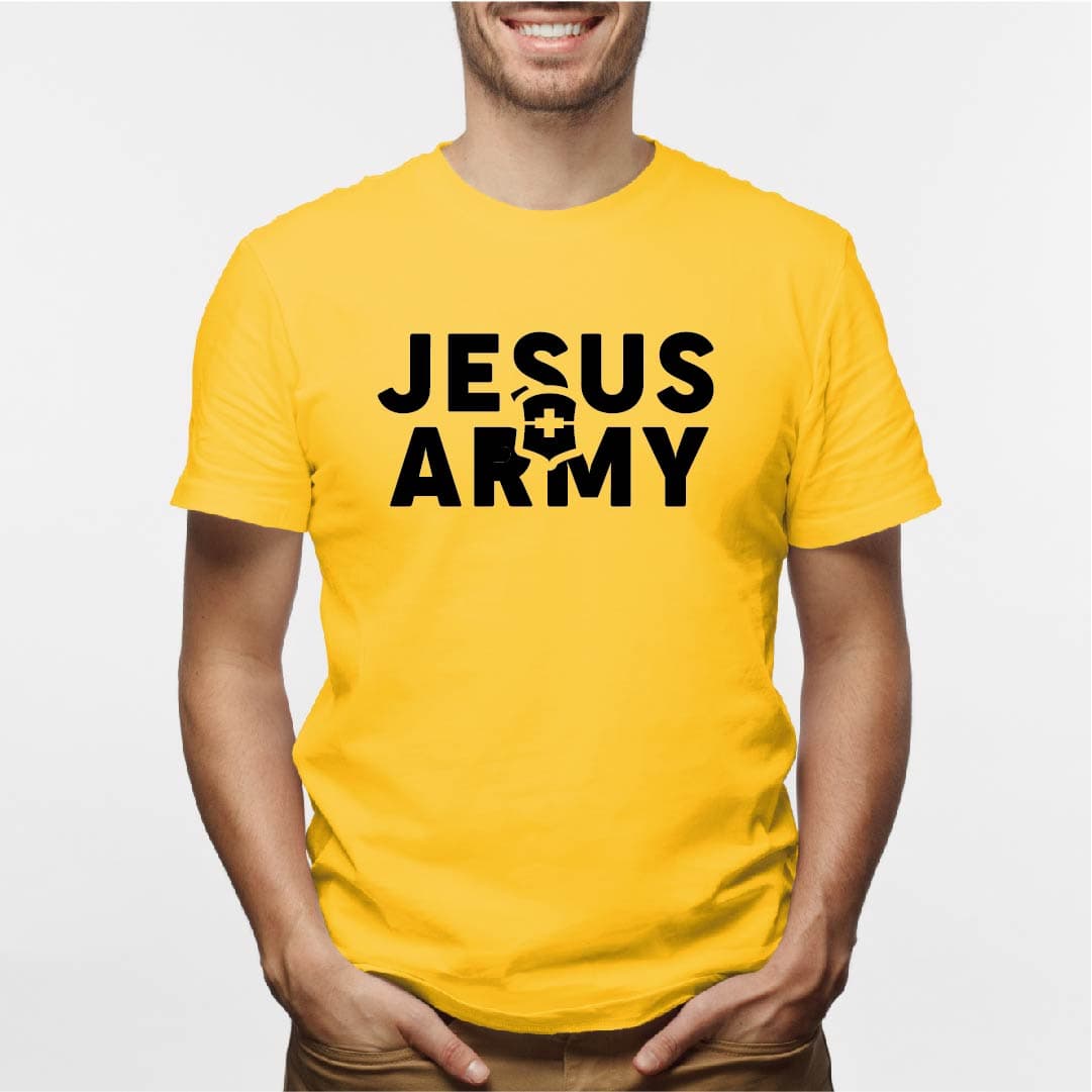 Camisa estampada para hombre tipo T-shirt JESUS ARMY — foto 3