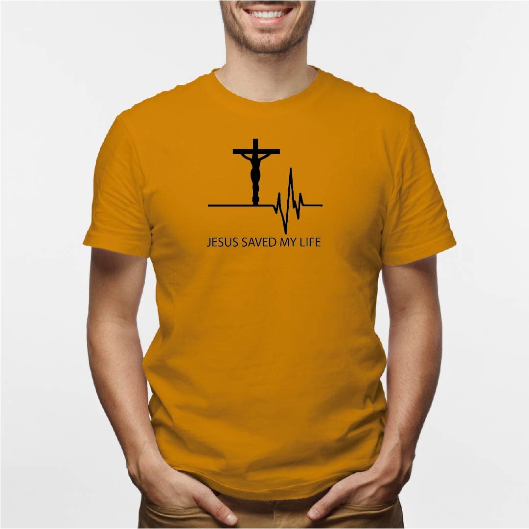 Camisa estampada para hombre tipo T-shirt Jesus Save My Life — foto 6