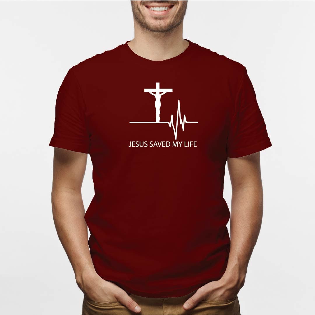 Camisa estampada para hombre tipo T-shirt Jesus Save My Life — foto 7