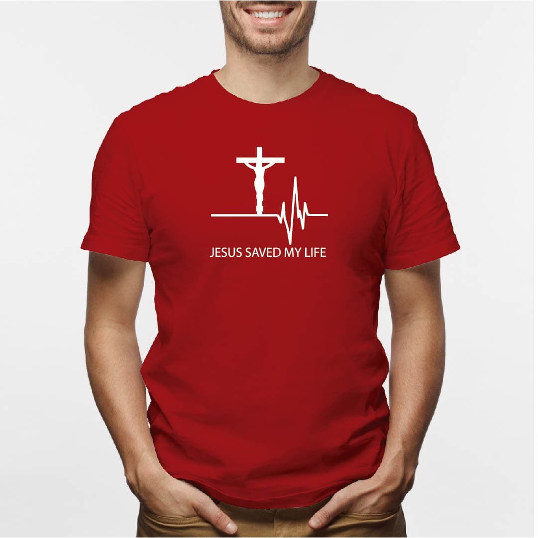 Camisa estampada para hombre tipo T-shirt Jesus Save My Life — foto 4