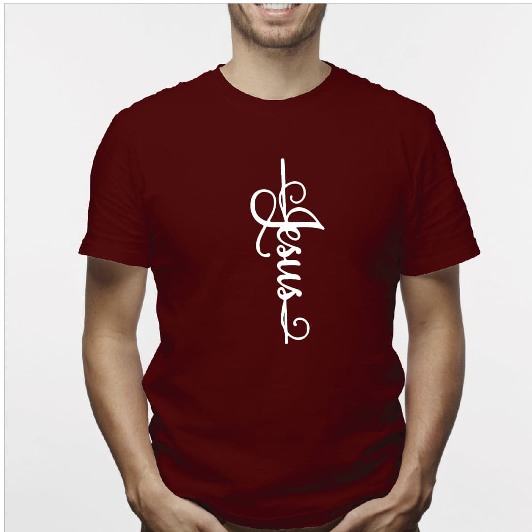 Camiseta estampada hombre T-shirt JESUS VERTICAL NUEVO — foto 7