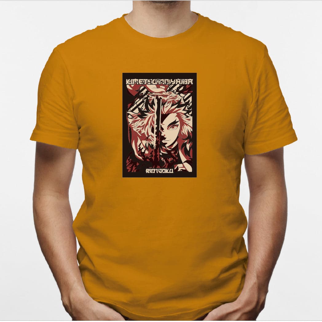 Camisa estampada en algodón para hombre tipo T-shirt Kimetsu no Yaiva — foto 6