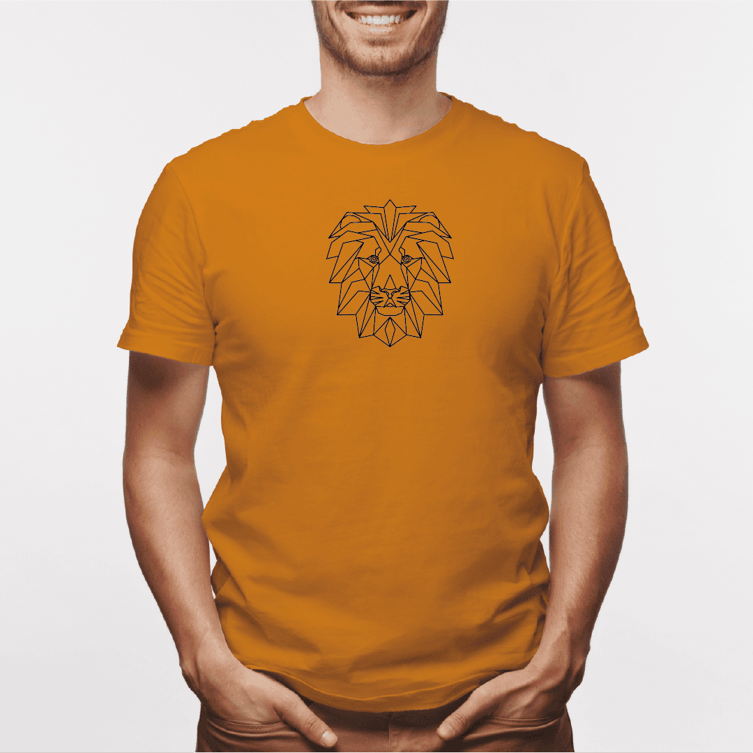 Camisa estampada para hombre  tipo T-shirt Leon Geometrico — foto 4
