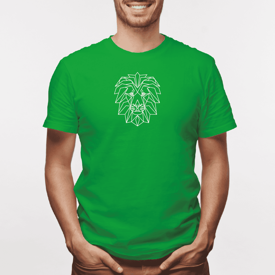 Camisa estampada para hombre  tipo T-shirt Leon Geometrico — foto 6