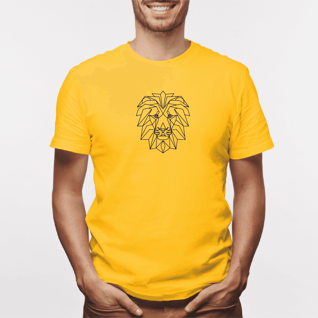 Camisa estampada para hombre  tipo T-shirt Leon Geometrico — foto 7