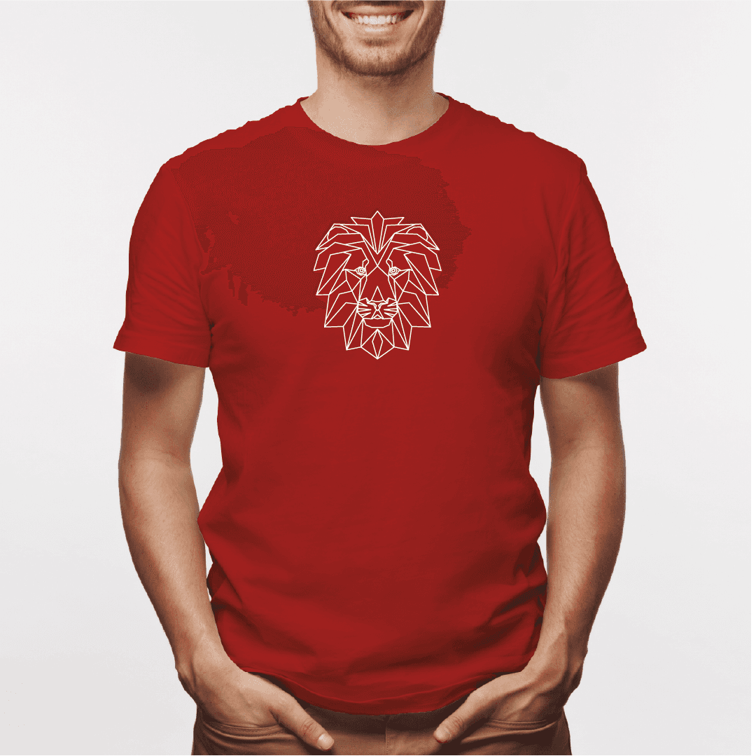 Camisa estampada para hombre  tipo T-shirt Leon Geometrico — foto 2