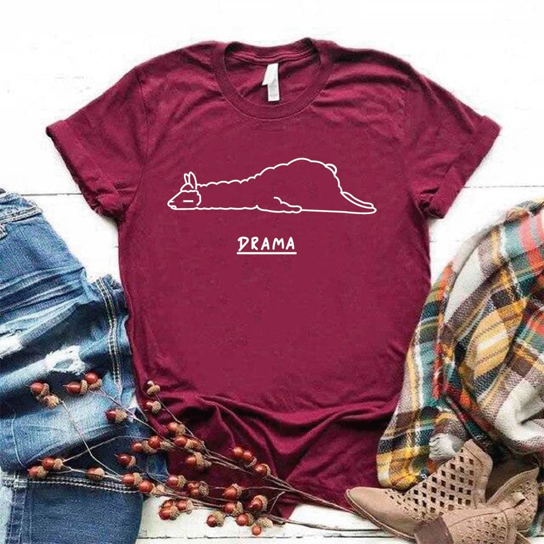 Camiseta estampada tipo T- shirt El drama Llama — foto 4