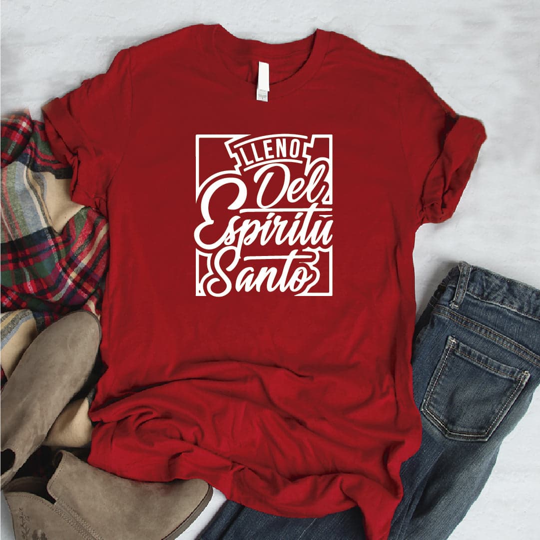 Camisa estampada Cristiana tipo T- shirt Lleno del Espíritu Santo — foto 7