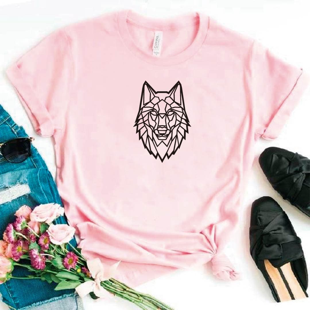 Camiseta estampada tipo T-shirt LOBO MELENA (GEOMÉTRICO) — foto 3