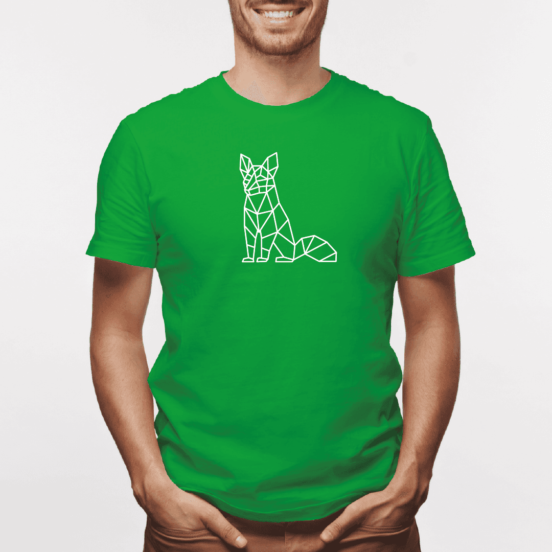 Camisa estampada para hombre  tipo T-shirt Zorro Rojo sentado — foto 6