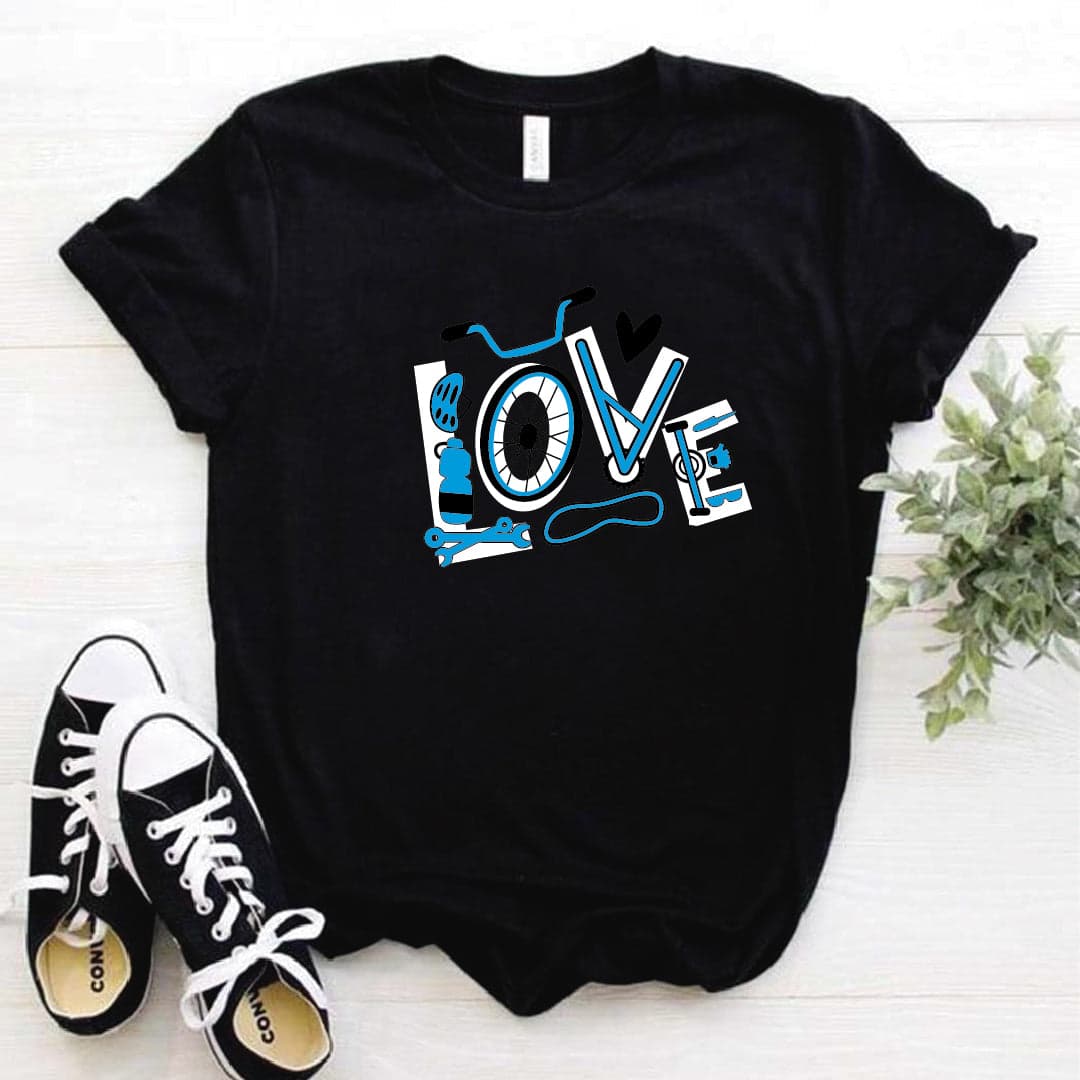 Camisa estampada  tipo T-shirt BICICLETA LOVE — foto 2