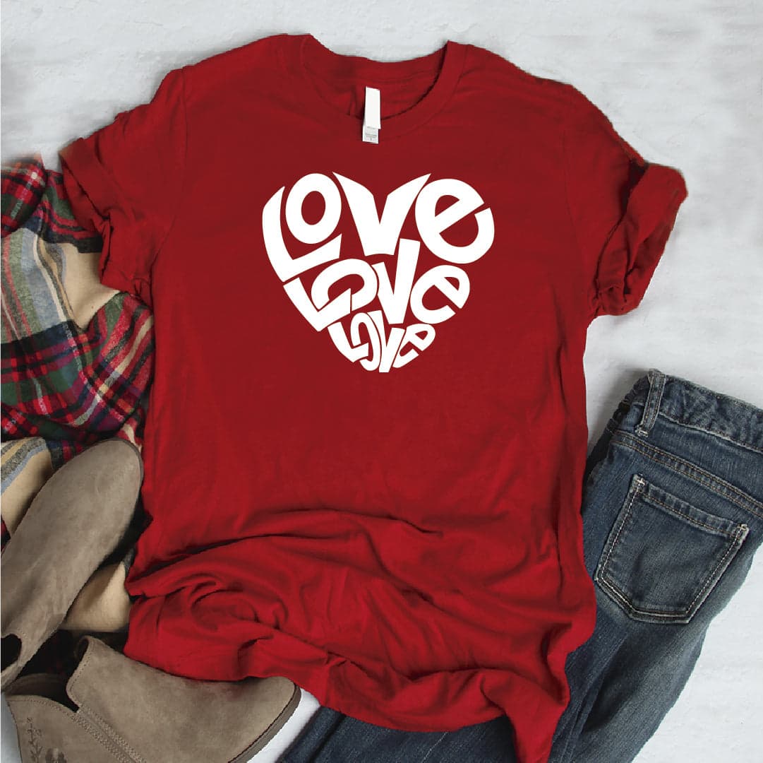 Camisa estampada tipo T- shirt LOVE LOVE LOVE — foto 5