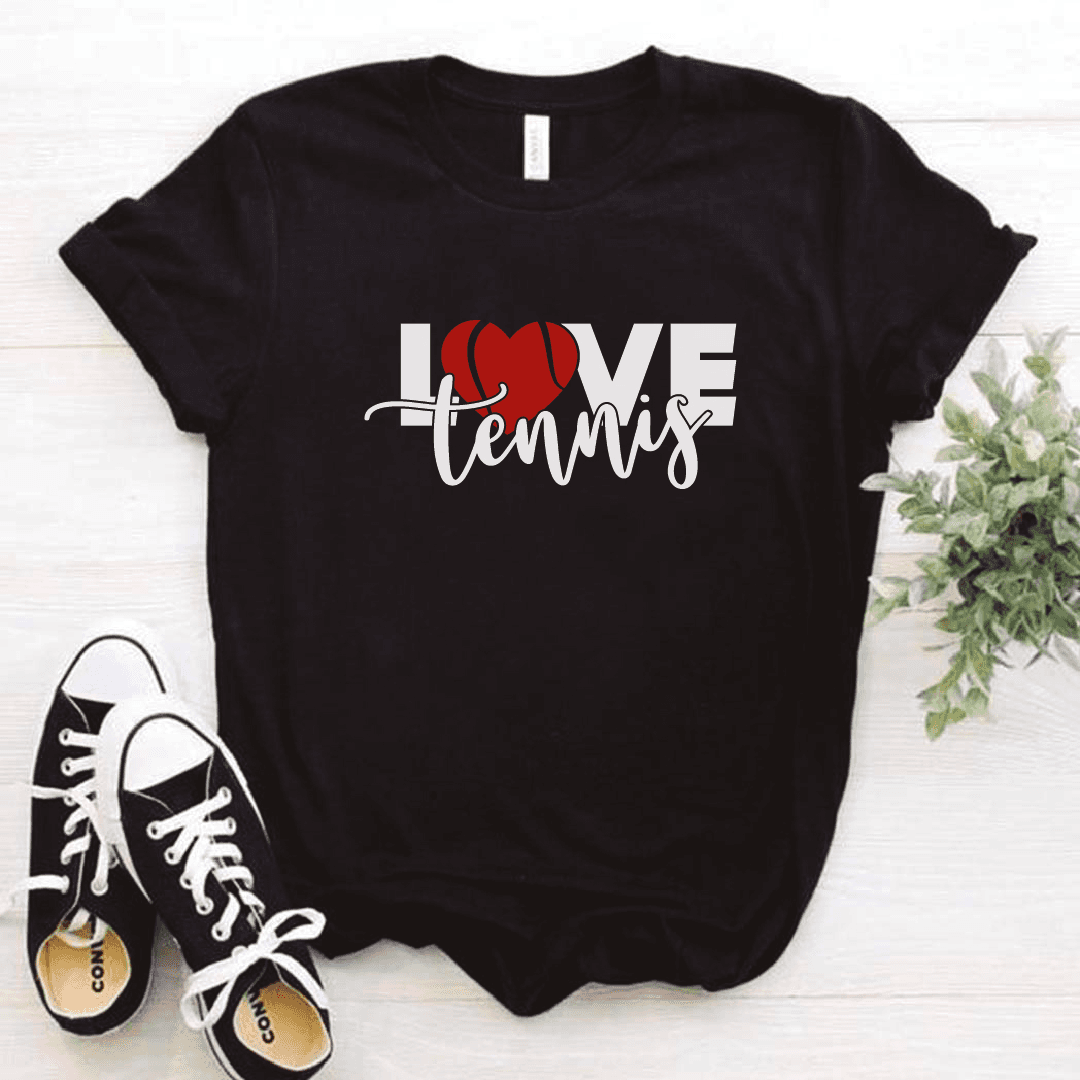 Camiseta estampada tipo T-shirt LOVE TENNIS (DEPORTES) (DAMA) — foto 2