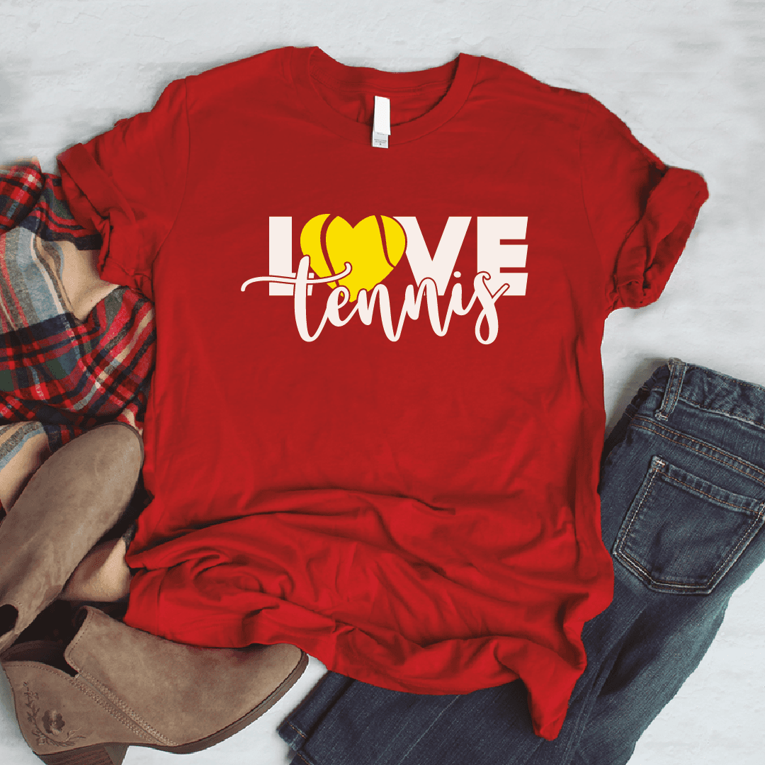 Camiseta estampada tipo T-shirt LOVE TENNIS (DEPORTES) (DAMA) — foto 4