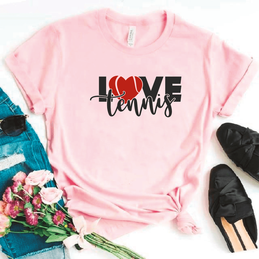 Camiseta estampada tipo T-shirt LOVE TENNIS (DEPORTES) (DAMA) — foto 5