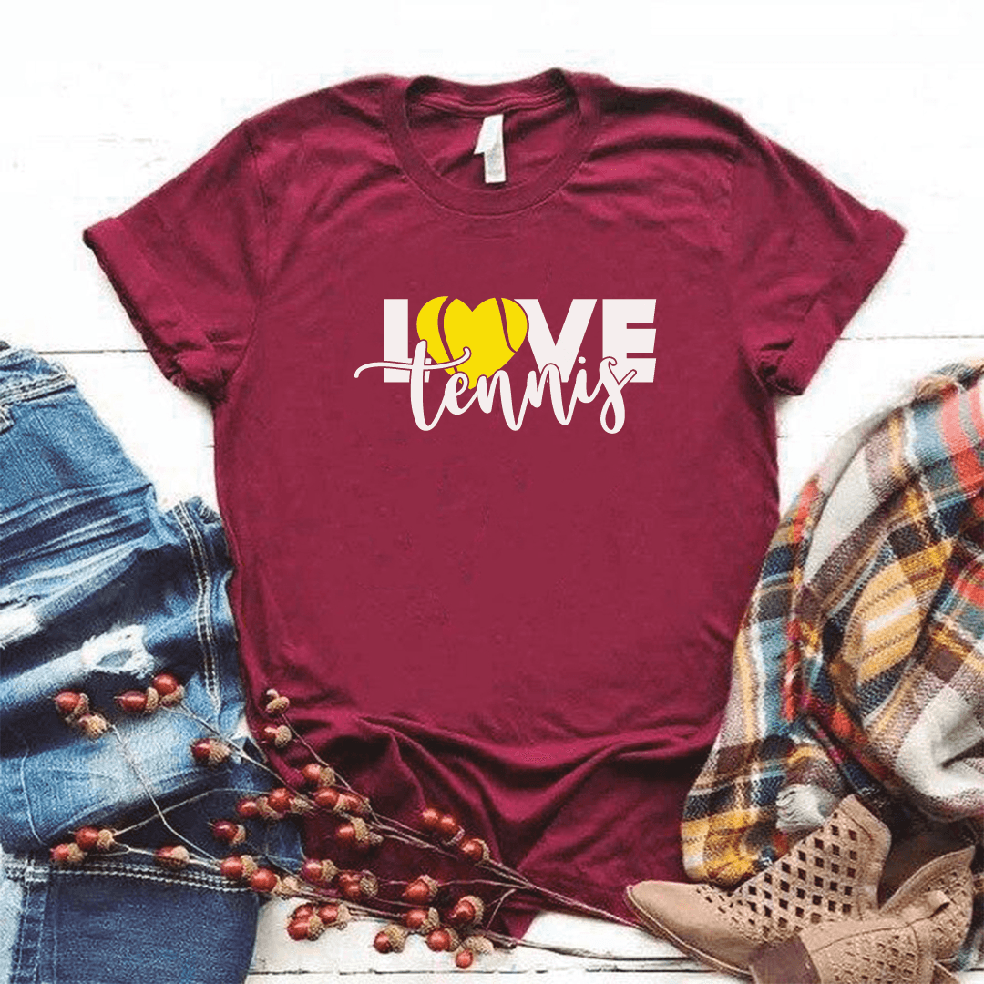 Camiseta estampada tipo T-shirt LOVE TENNIS (DEPORTES) (DAMA) — foto 6