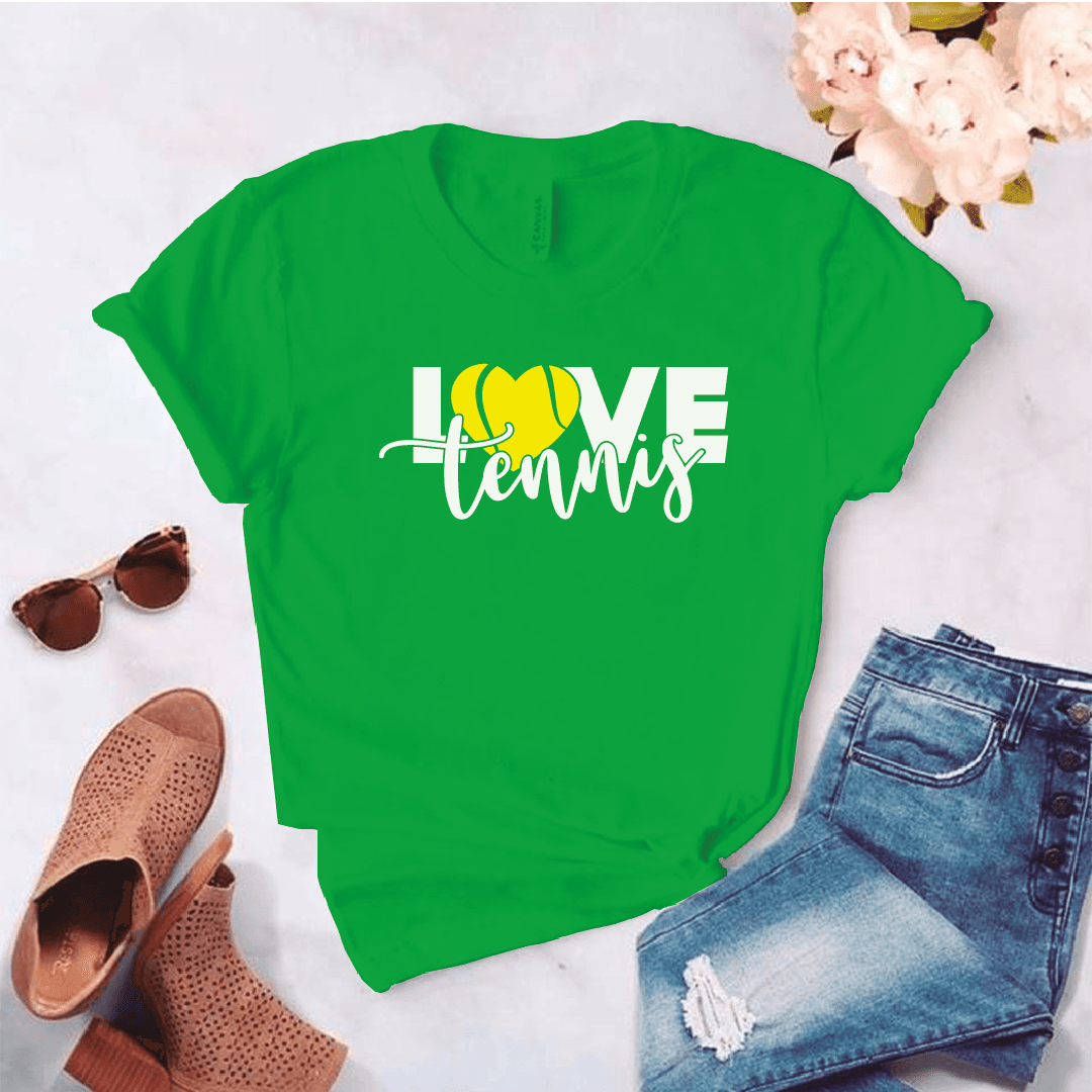 Camiseta estampada tipo T-shirt LOVE TENNIS (DEPORTES) (DAMA) — foto 7