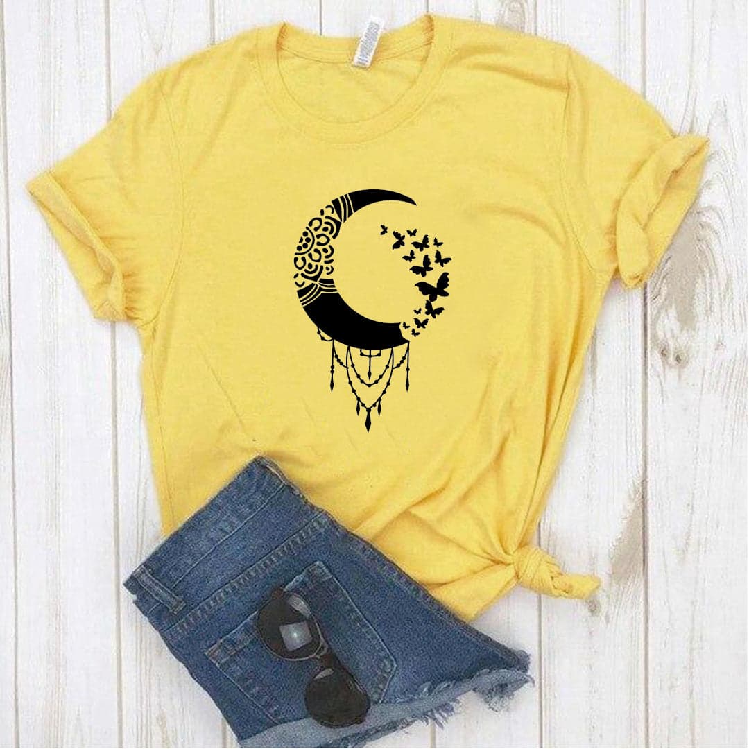 Camisa estampada  tipo T-shirt Luna Mariposa — foto 3