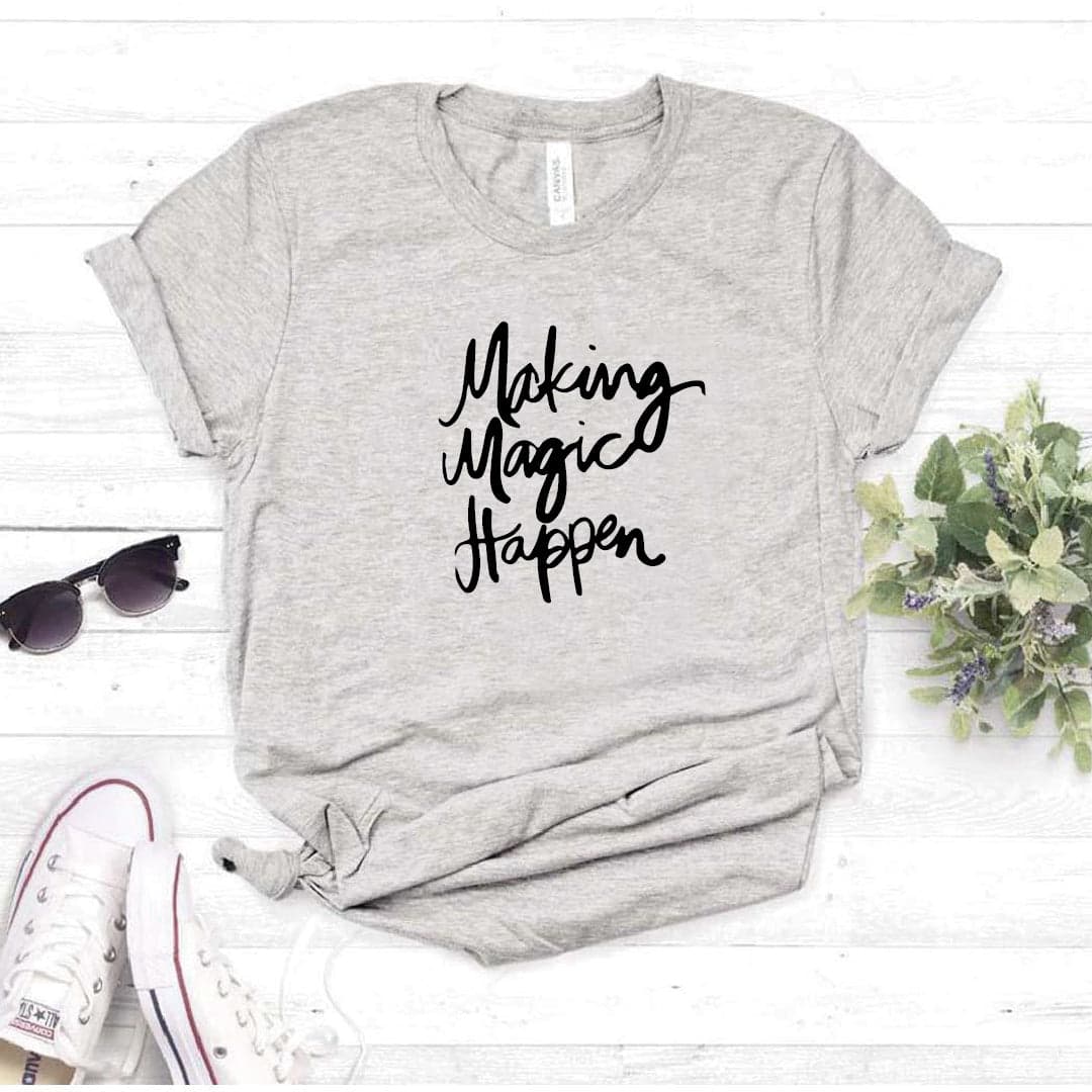 Camiseta estampada Tshirt MAKING MAGIC HAPPENS — foto 7