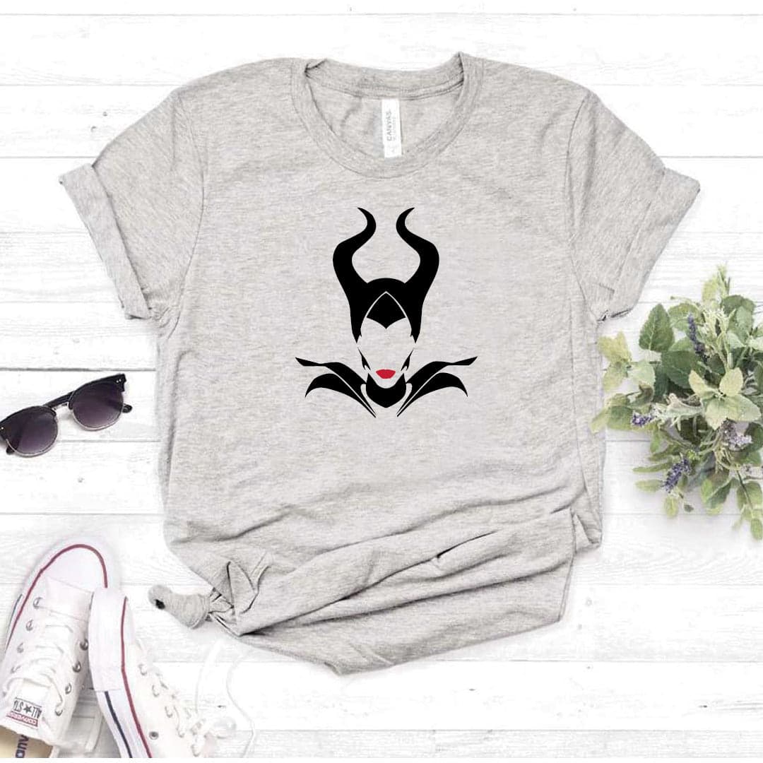 Camisa estampada  tipo T-shirt MALEFICA SILUETA — foto 8
