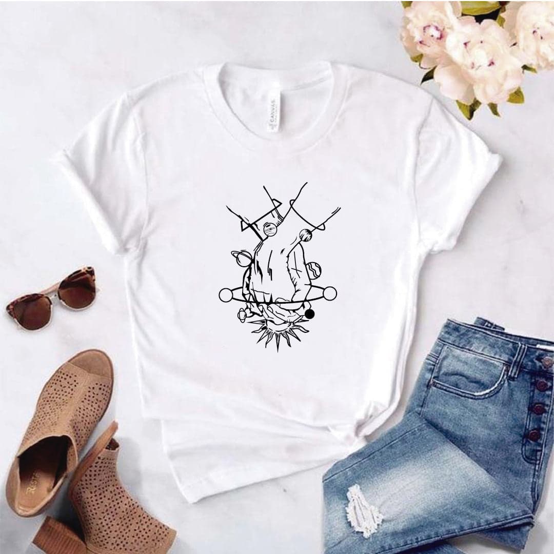 Camisa estampada  tipo T-shirt  MANOS SISTEMA SOLAR — foto 2