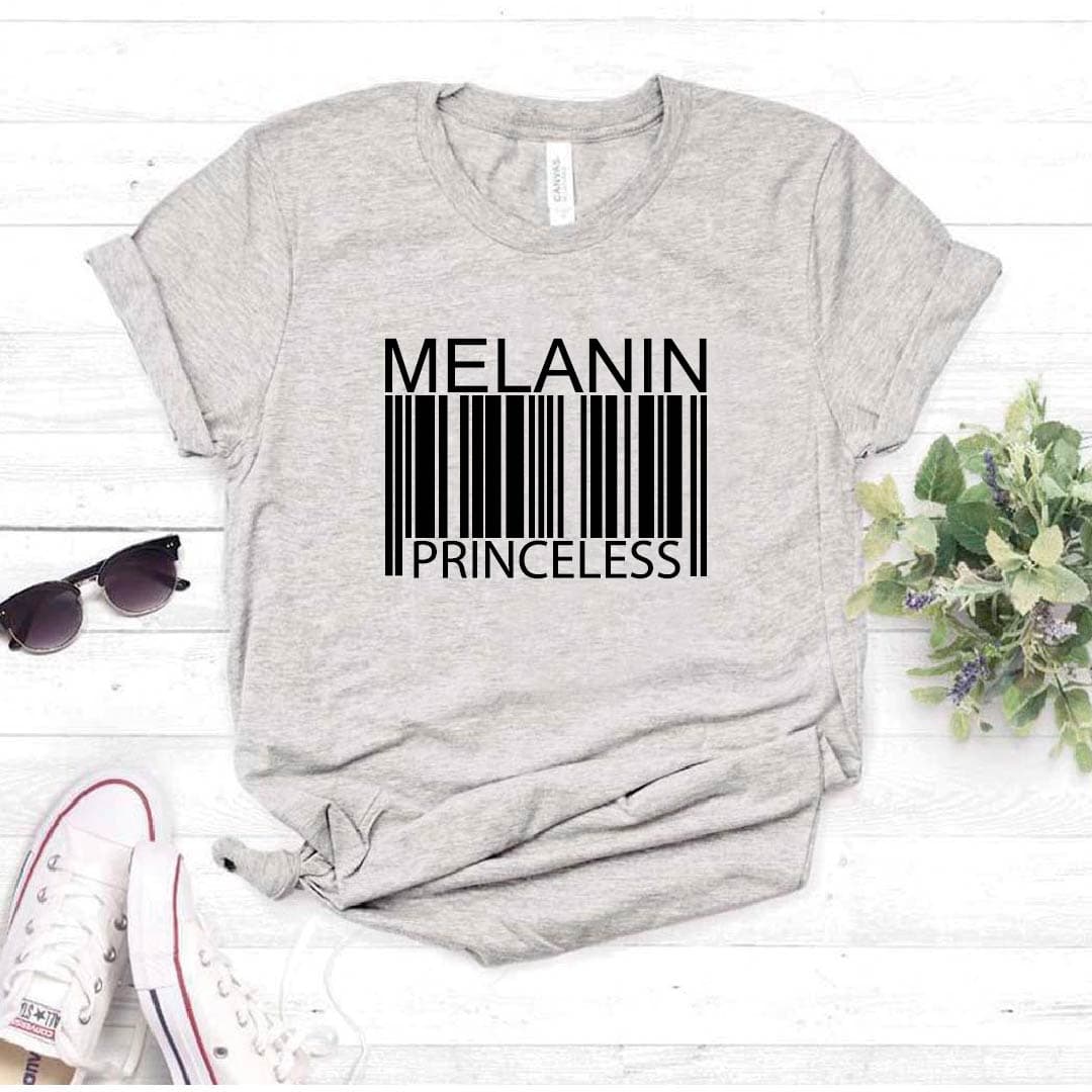 Camisa estampada tipo T-shirt Código de barras Melanin Priceless — foto 7