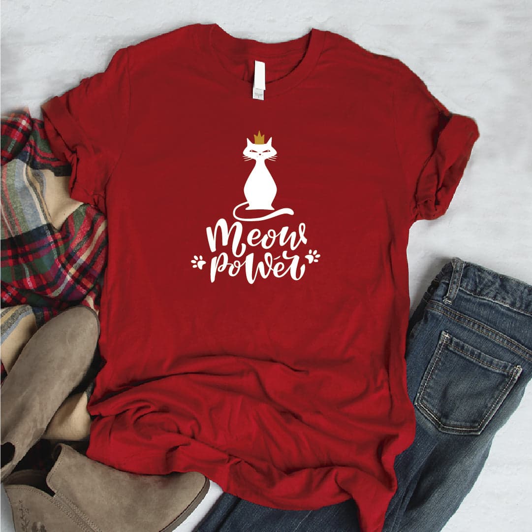 Camisa estampada  tipo T-shirt meow power — foto 6
