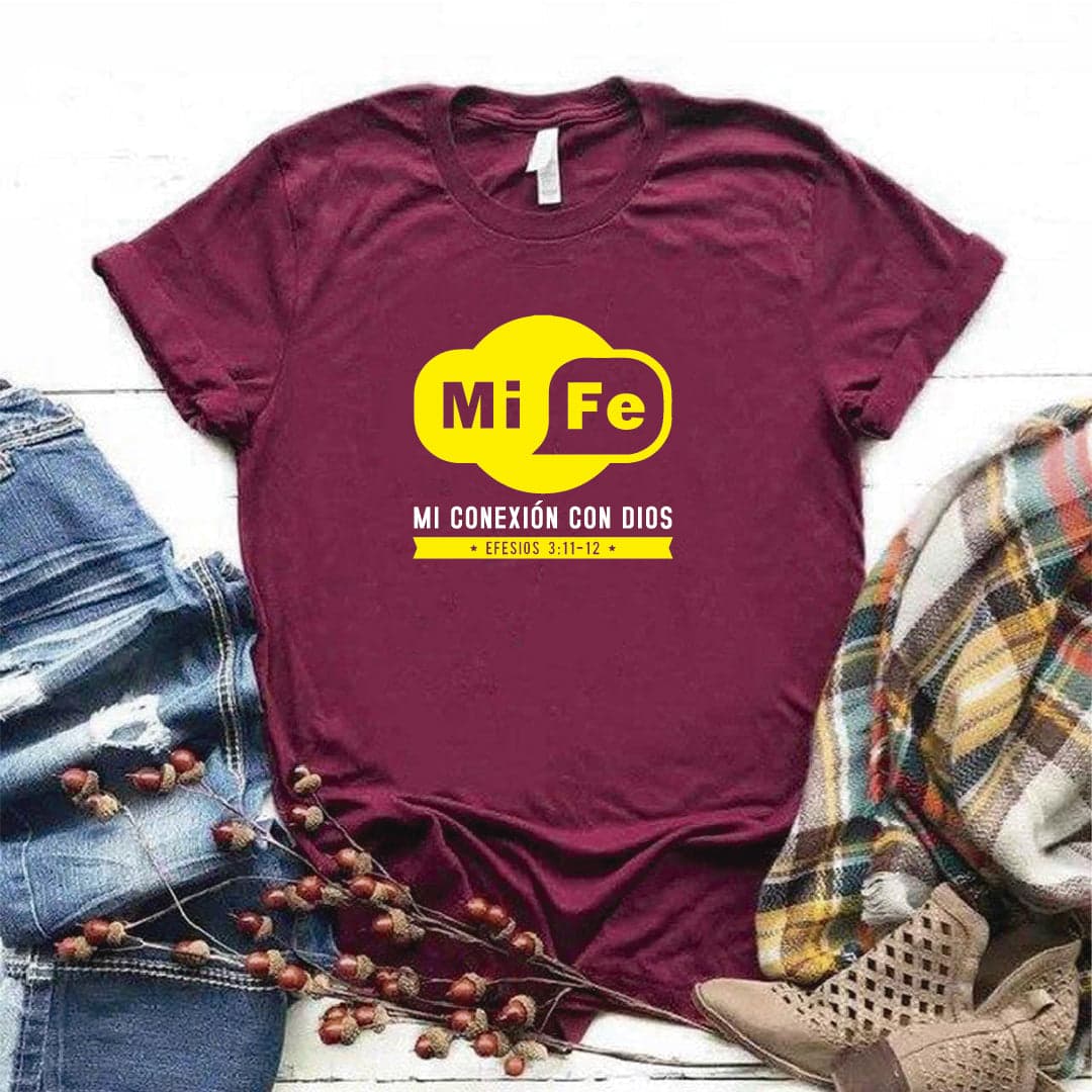 Camisa estampada tipo T- shirt MI FE (WI FI) — foto 3