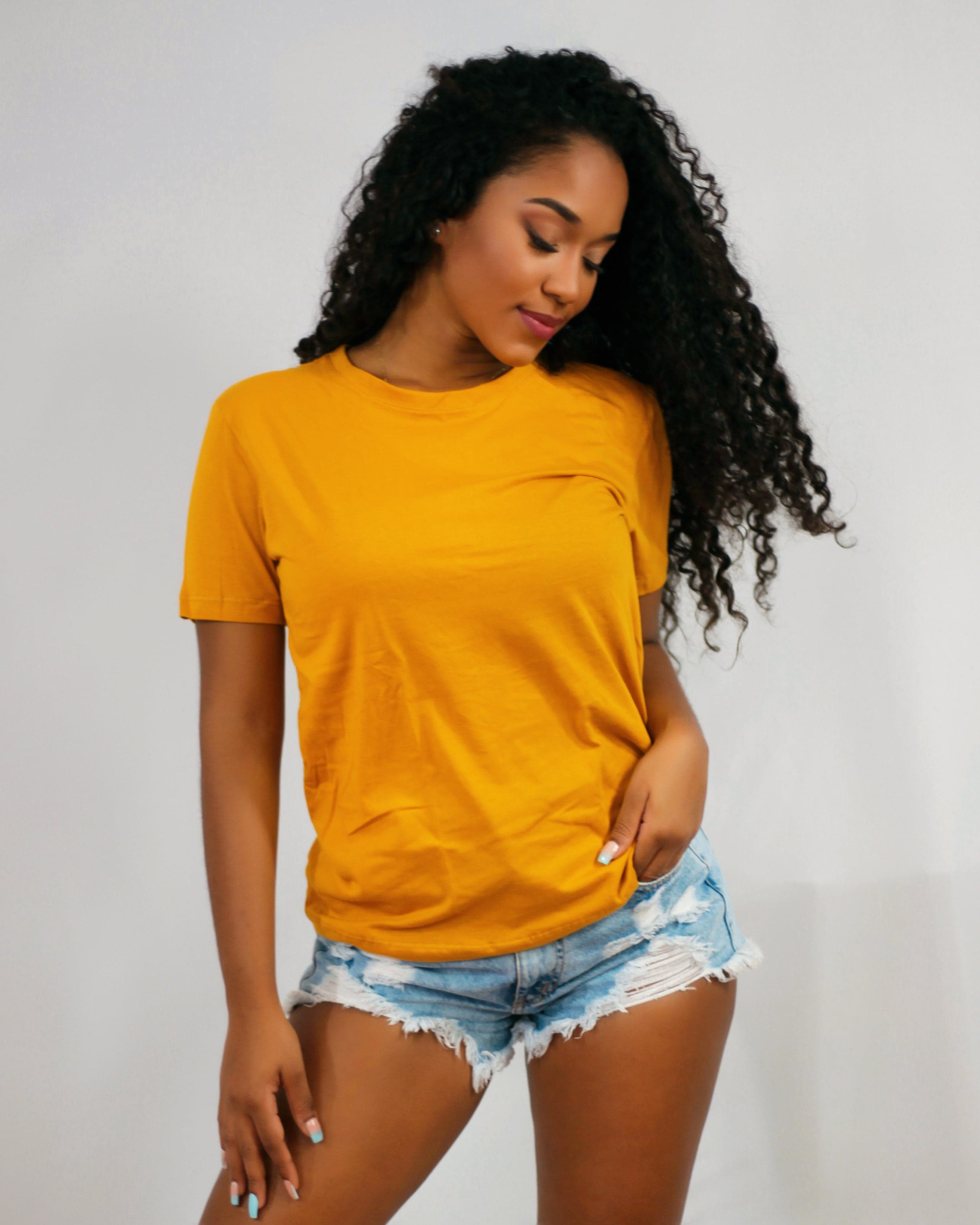 Camiseta tipo T-Shirt Mostaza — foto 1