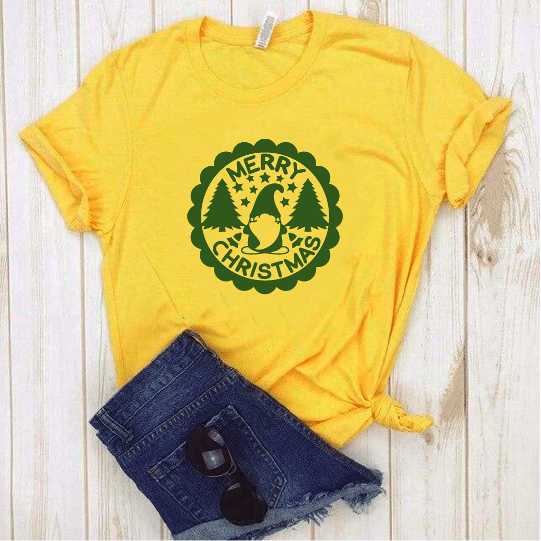 Camisa estampada tipo T-shirt (NAVIDAD) Merry a christmas 4 — foto 1