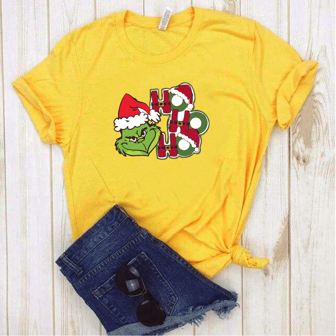 Camisa estampada tipo T-shirt (NAVIDAD) Ho Ho Ho grinch — foto 3