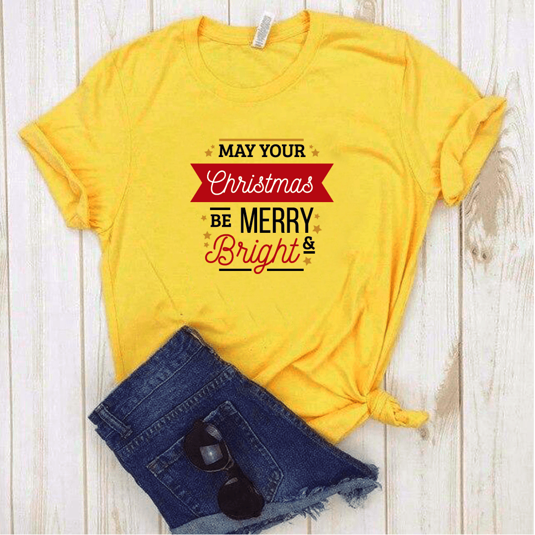 Camisa estampada tipo T-shirt (NAVIDAD) May your christmas — foto 2