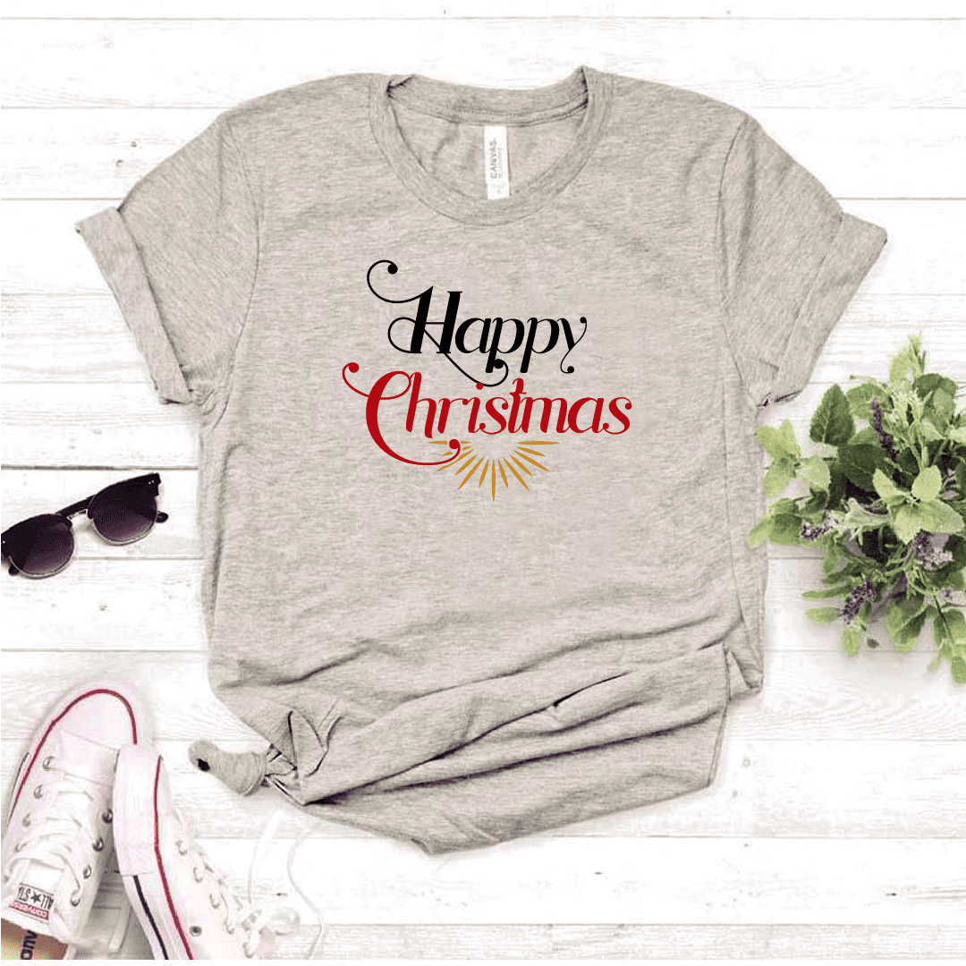 Camisa estampada tipo T-shirt (NAVIDAD) Happy Christmas — foto 4
