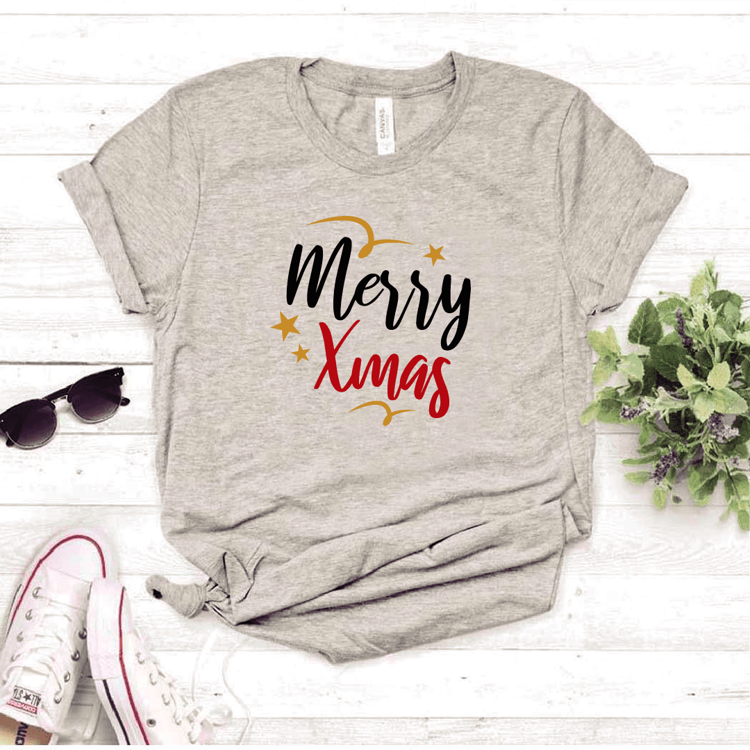 Camisa estampada tipo T-shirt (NAVIDAD) Merry xmas — foto 4