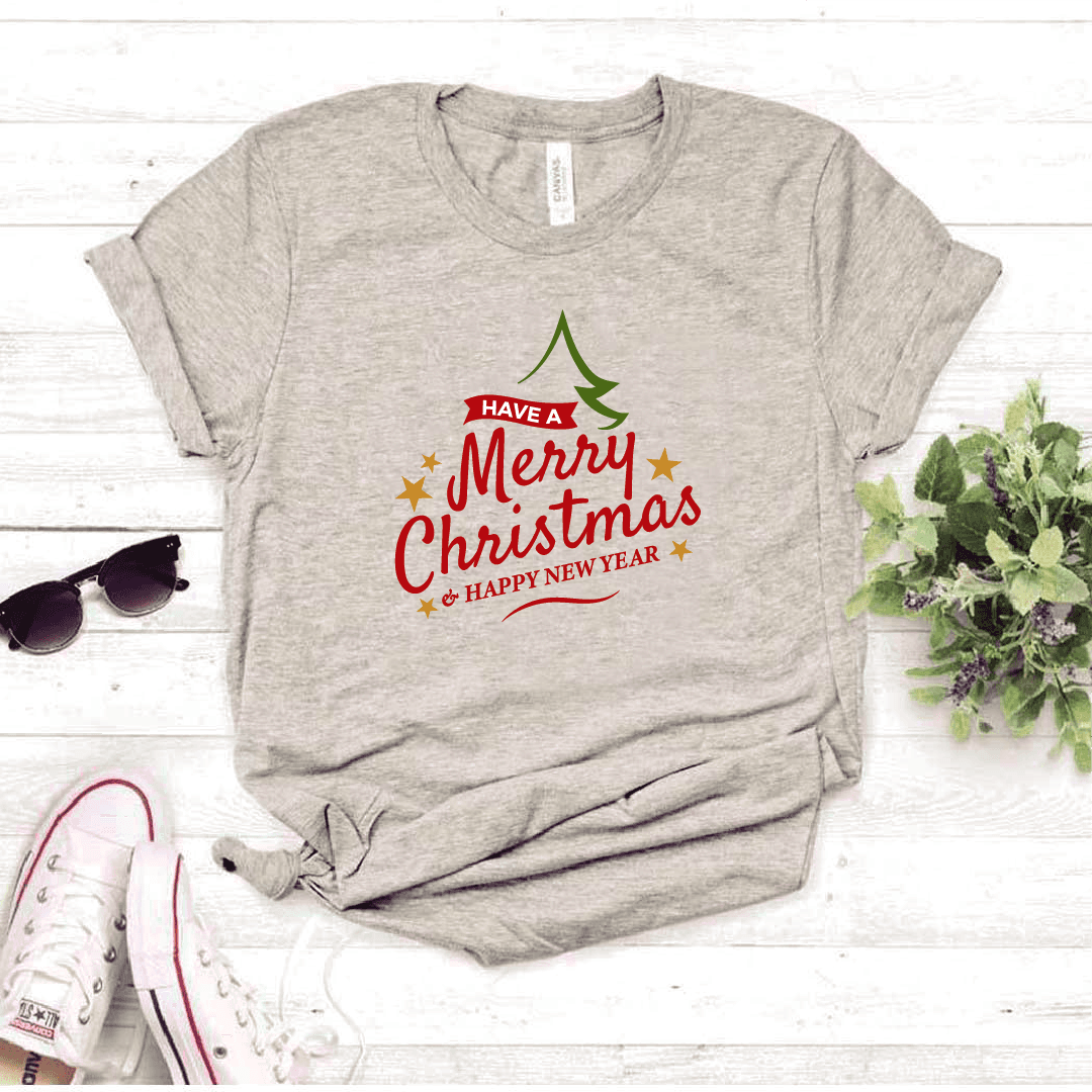 Camisa estampada tipo T-shirt (NAVIDAD) Have a merry christmas — foto 5
