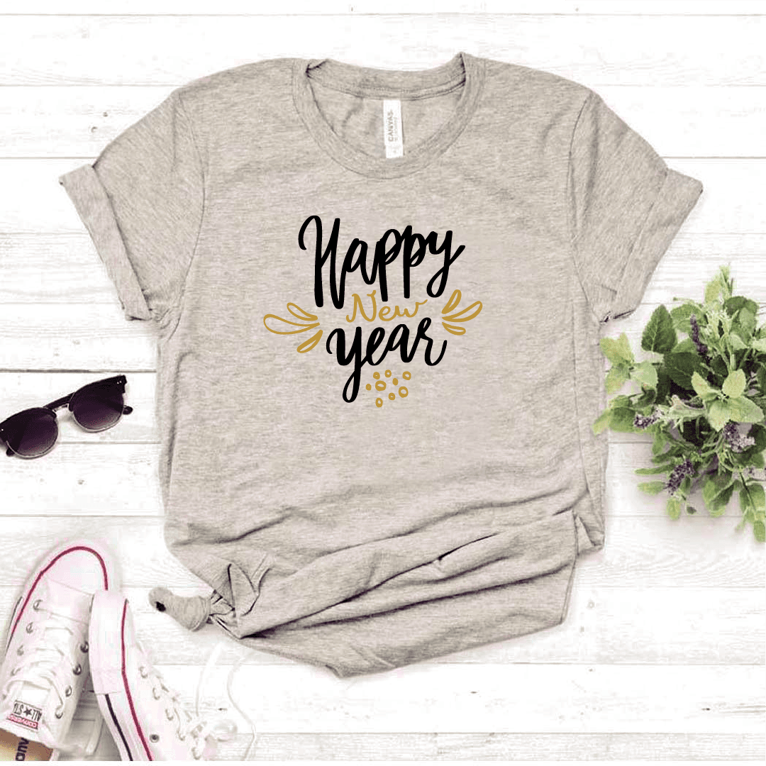Camisa estampada tipo T-shirt (NAVIDAD) Happy new year — foto 4