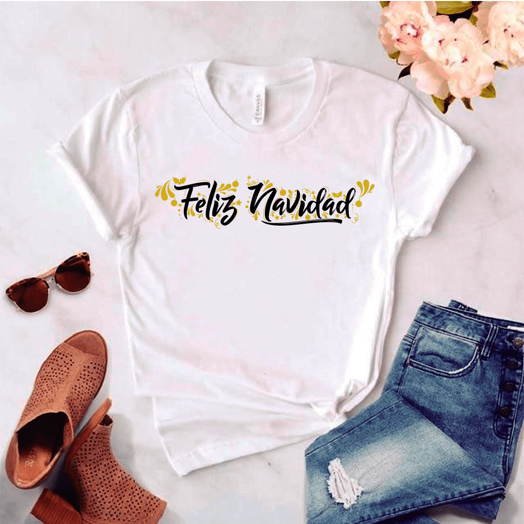 Camisa estampada tipo T-shirt (NAVIDAD) Feliz navidad 5 — foto 1