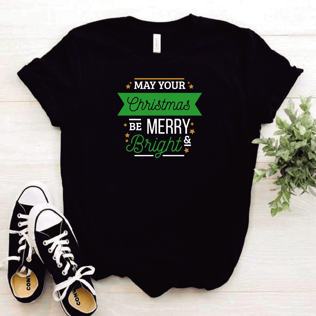 Camisa estampada tipo T-shirt (NAVIDAD) May your christmas — foto 4
