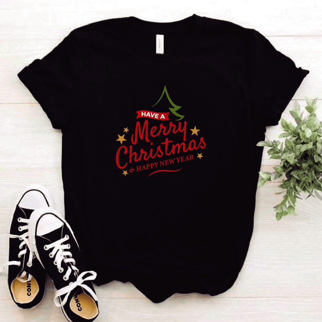 Camisa estampada tipo T-shirt (NAVIDAD) Have a merry christmas — foto 2