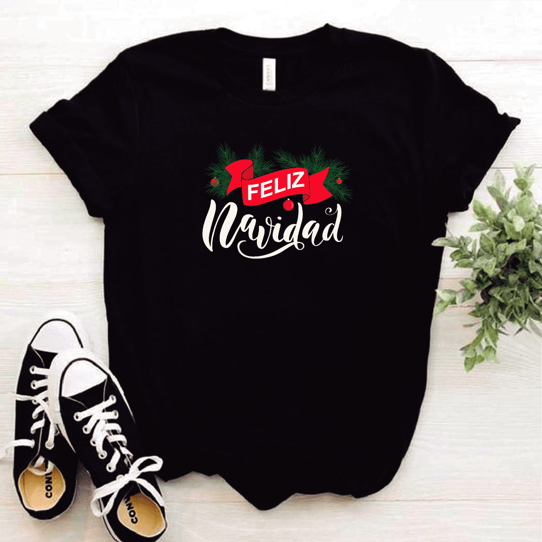 Camisa estampada tipo T-shirt (NAVIDAD) Feliz navidad 4 — foto 2