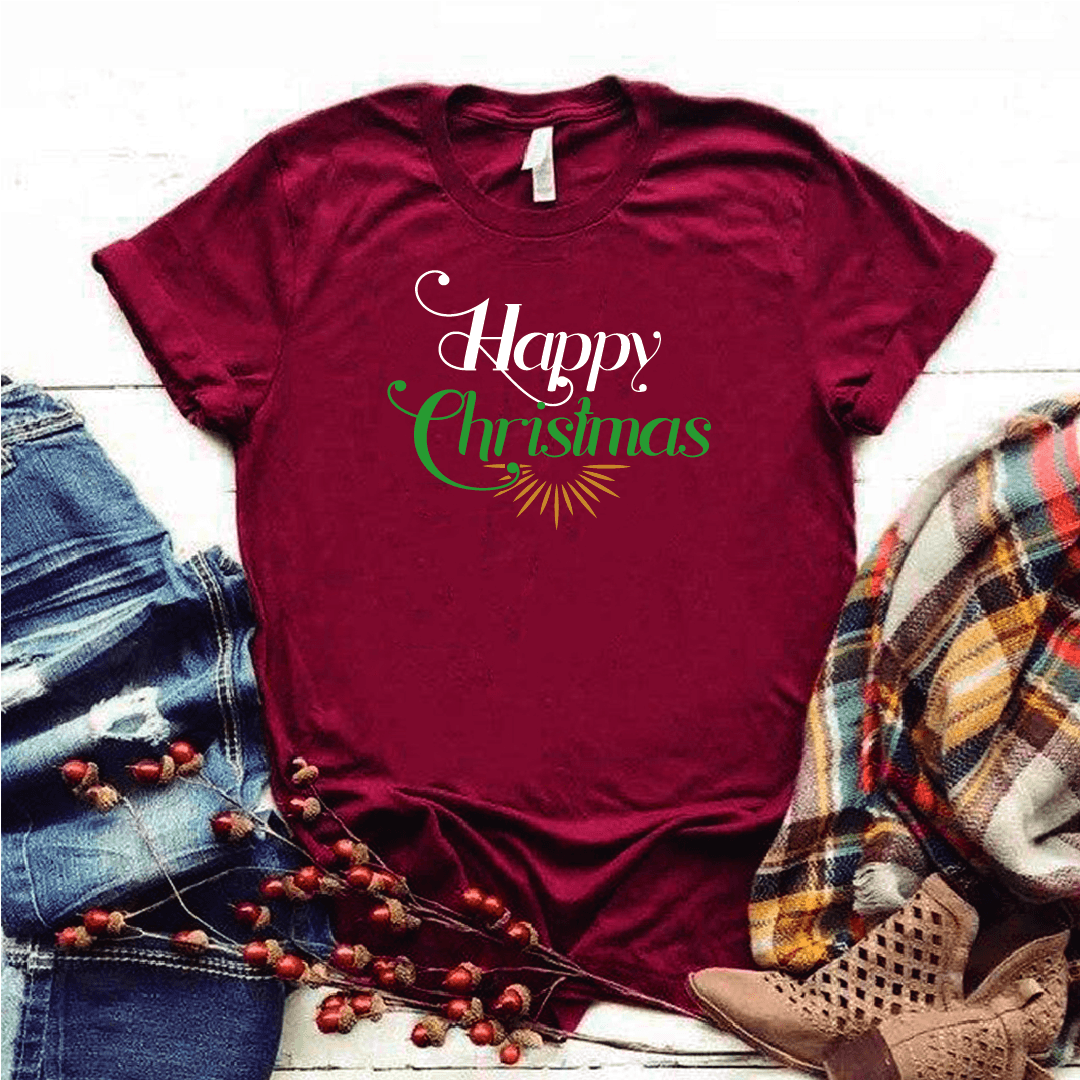 Camisa estampada tipo T-shirt (NAVIDAD) Happy Christmas — foto 6