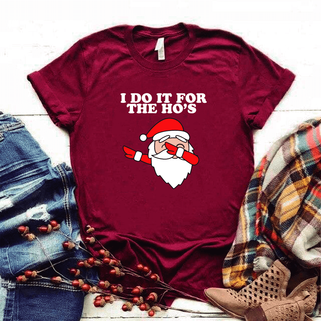Camisa estampada tipo T-shirt (NAVIDAD) I do it for the ho´s — foto 6