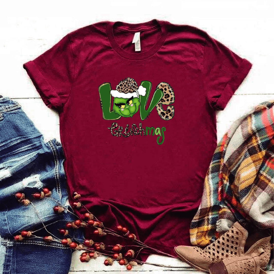 Camisa estampada tipo T-shirt (NAVIDAD) Love grinchmas — foto 6