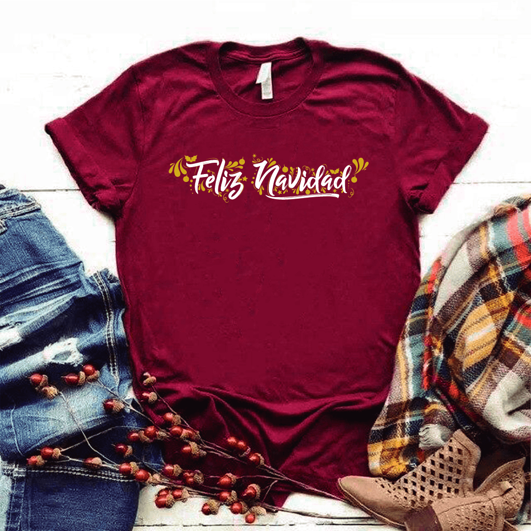 Camisa estampada tipo T-shirt (NAVIDAD) Feliz navidad 5 — foto 6