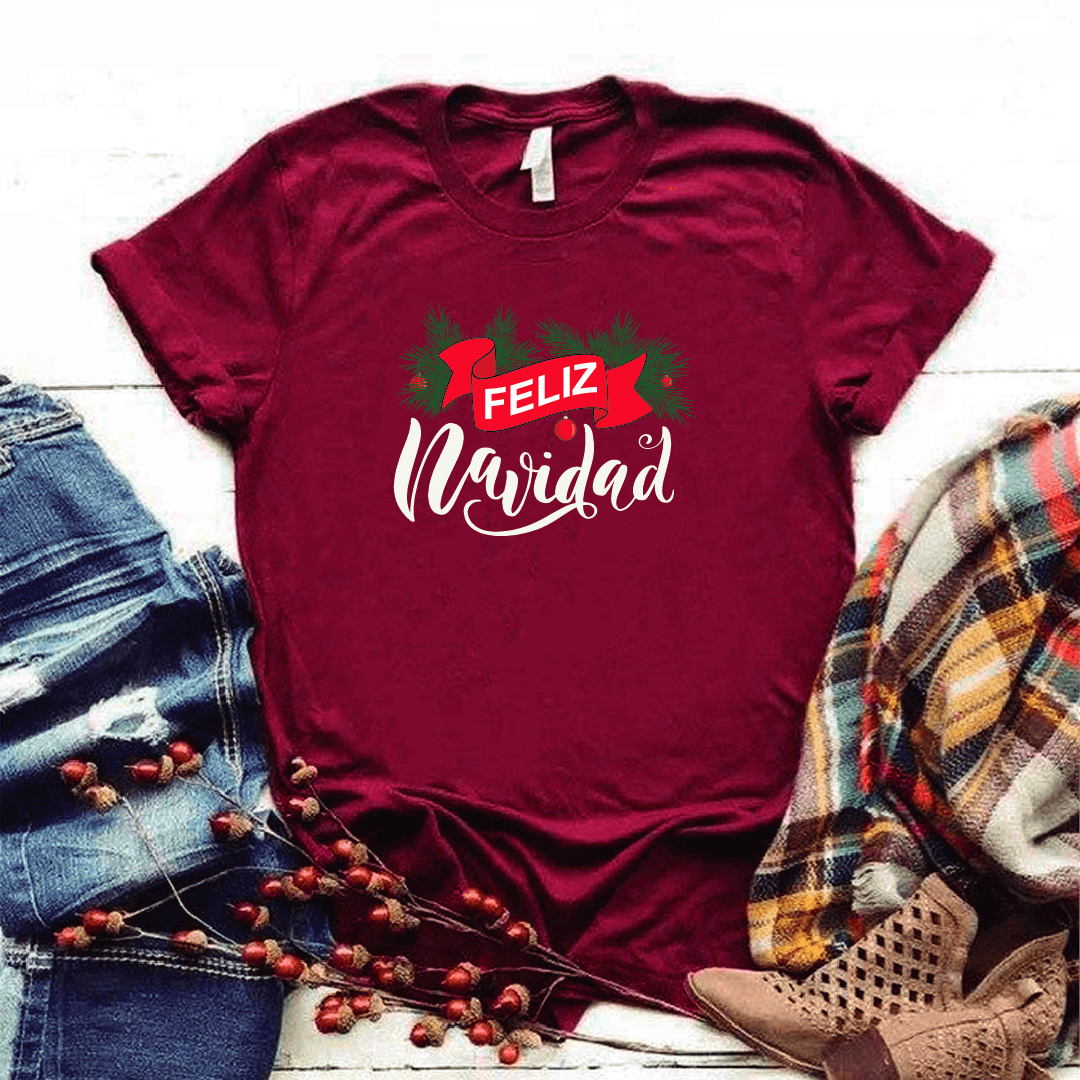 Camisa estampada tipo T-shirt (NAVIDAD) Feliz navidad 4 — foto 6